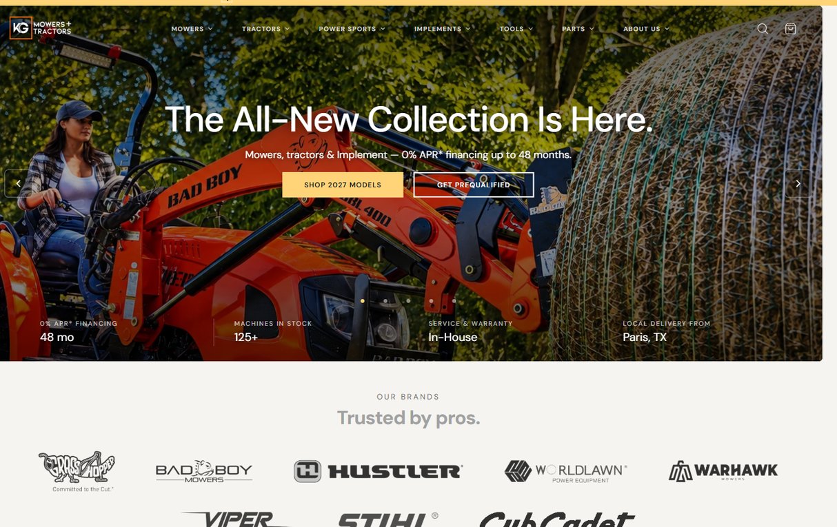 K and G Mowers – kgmowers.com