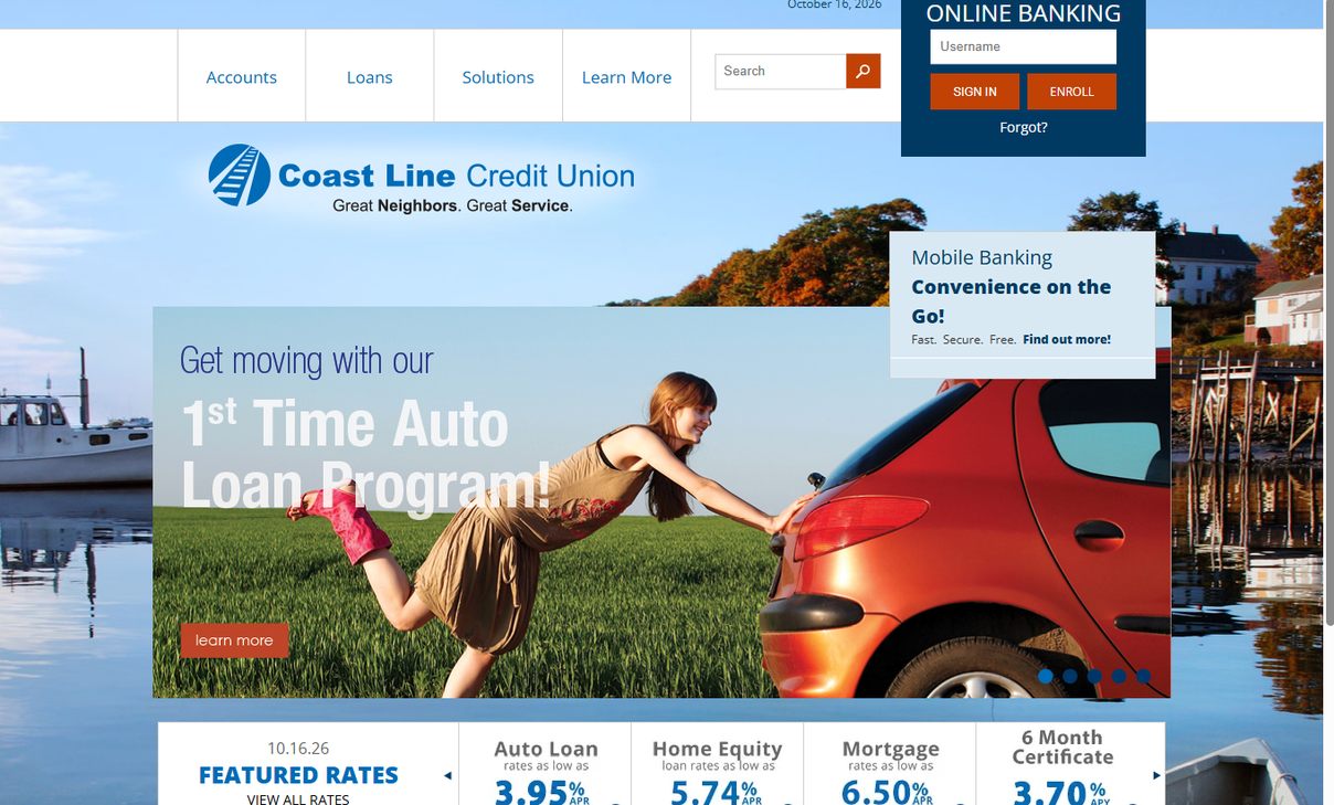 Coastline Credit Union – coastlinecu.com