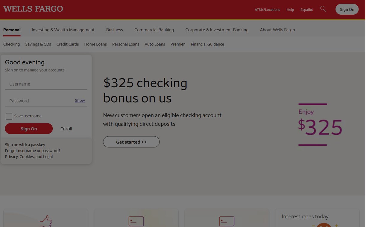 Wells Fargo – wellsfargo.com
