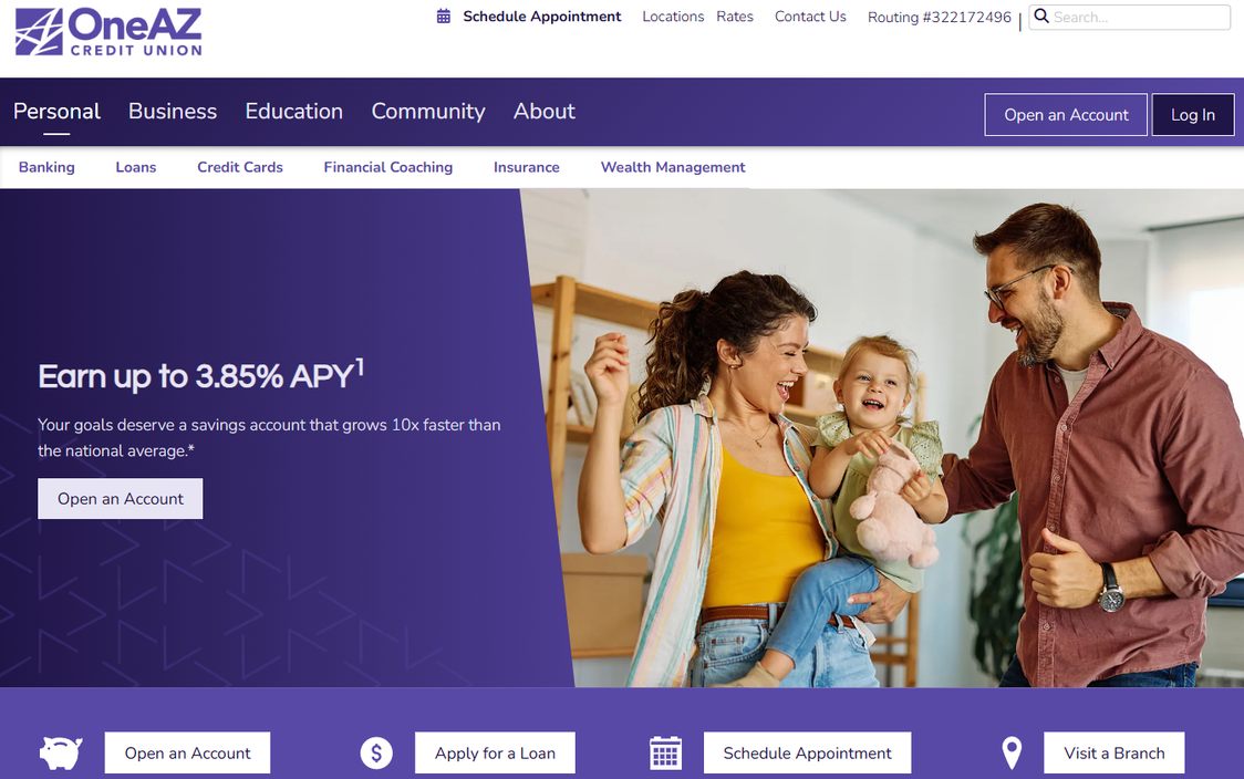 OneAZ Credit Union – oneaz.com