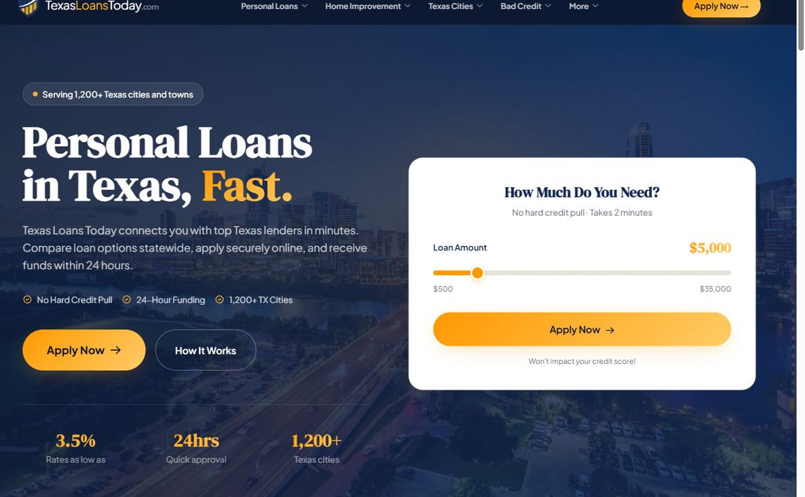 TexasLoansToday – texasloanstoday.com