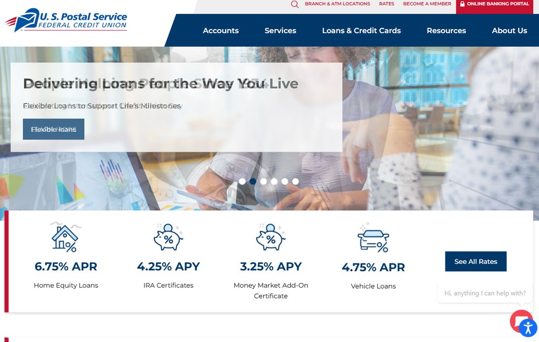 USPS Federal Credit Union – uspsfcu.org