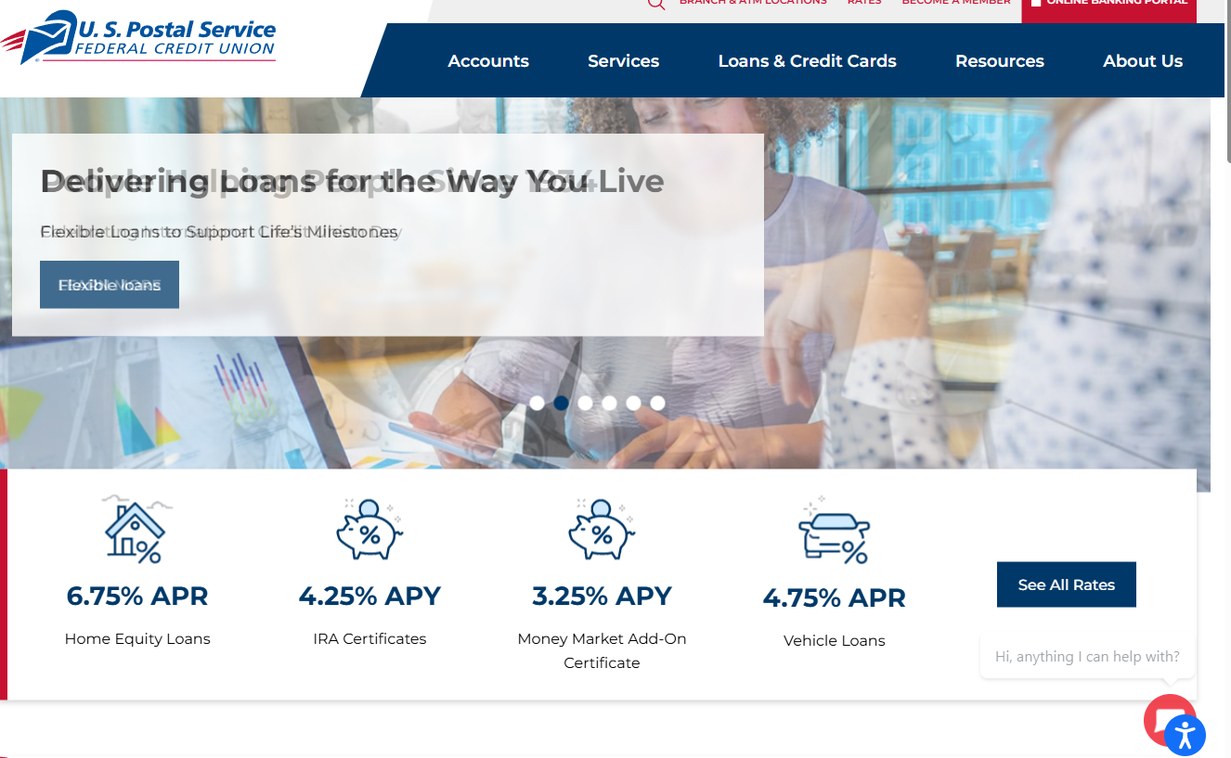 USPS Federal Credit Union – uspsfcu.org